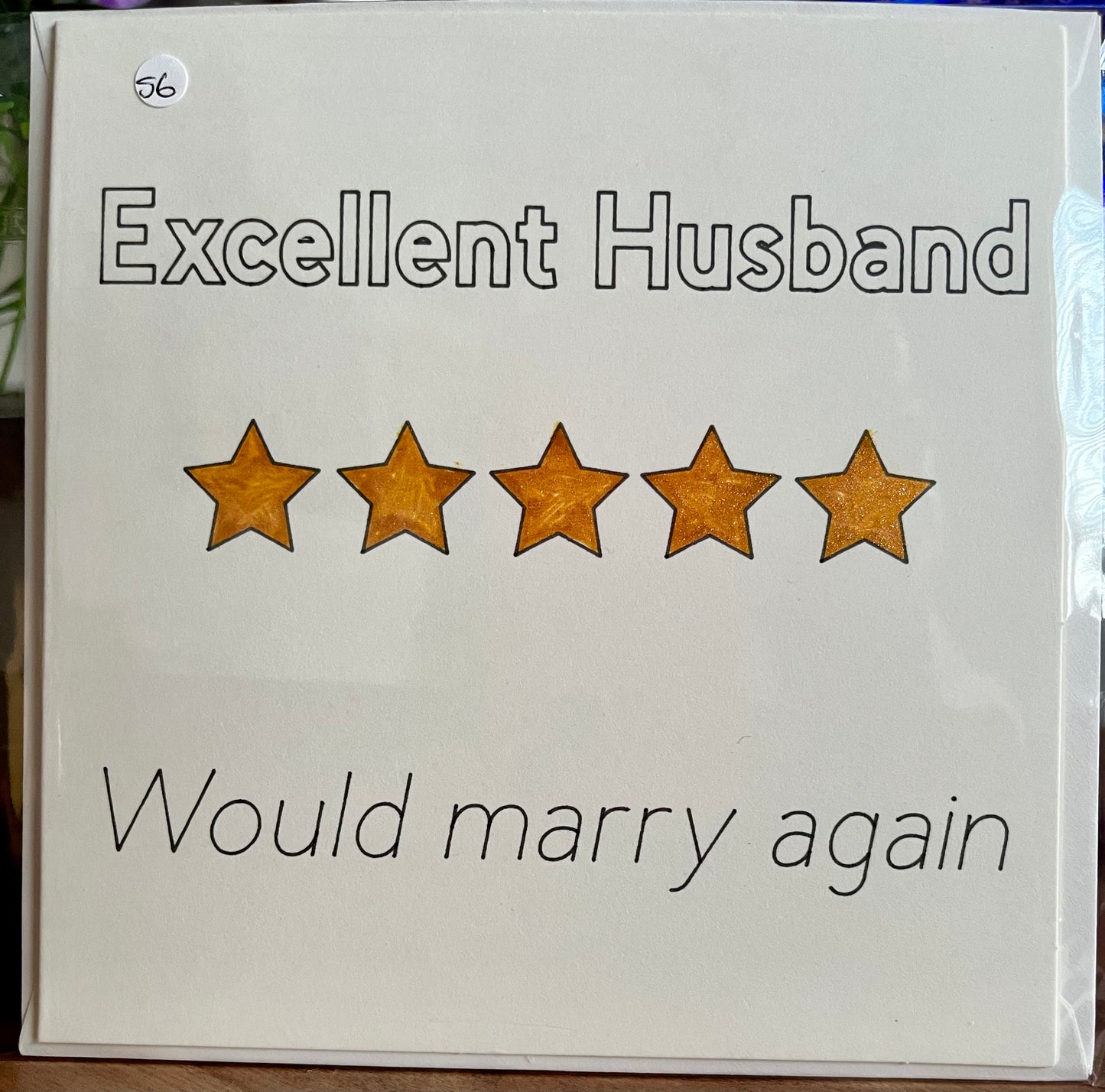 Funny Anniversary Card for Him – Humorous & Complimentary, Blank Inside