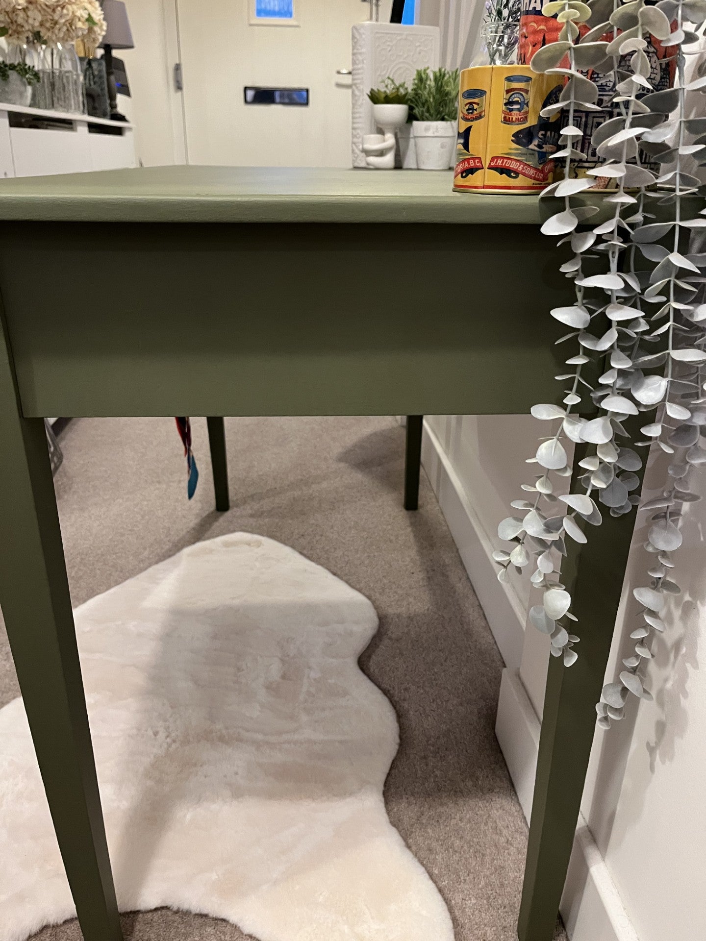 SOLD - Beautiful Three Drawer Desk/Console Table