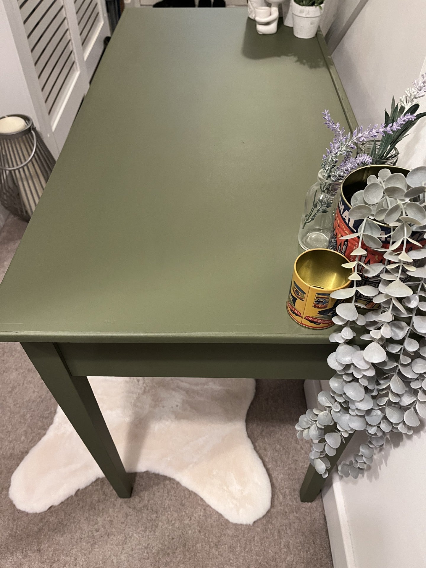 SOLD - Beautiful Three Drawer Desk/Console Table