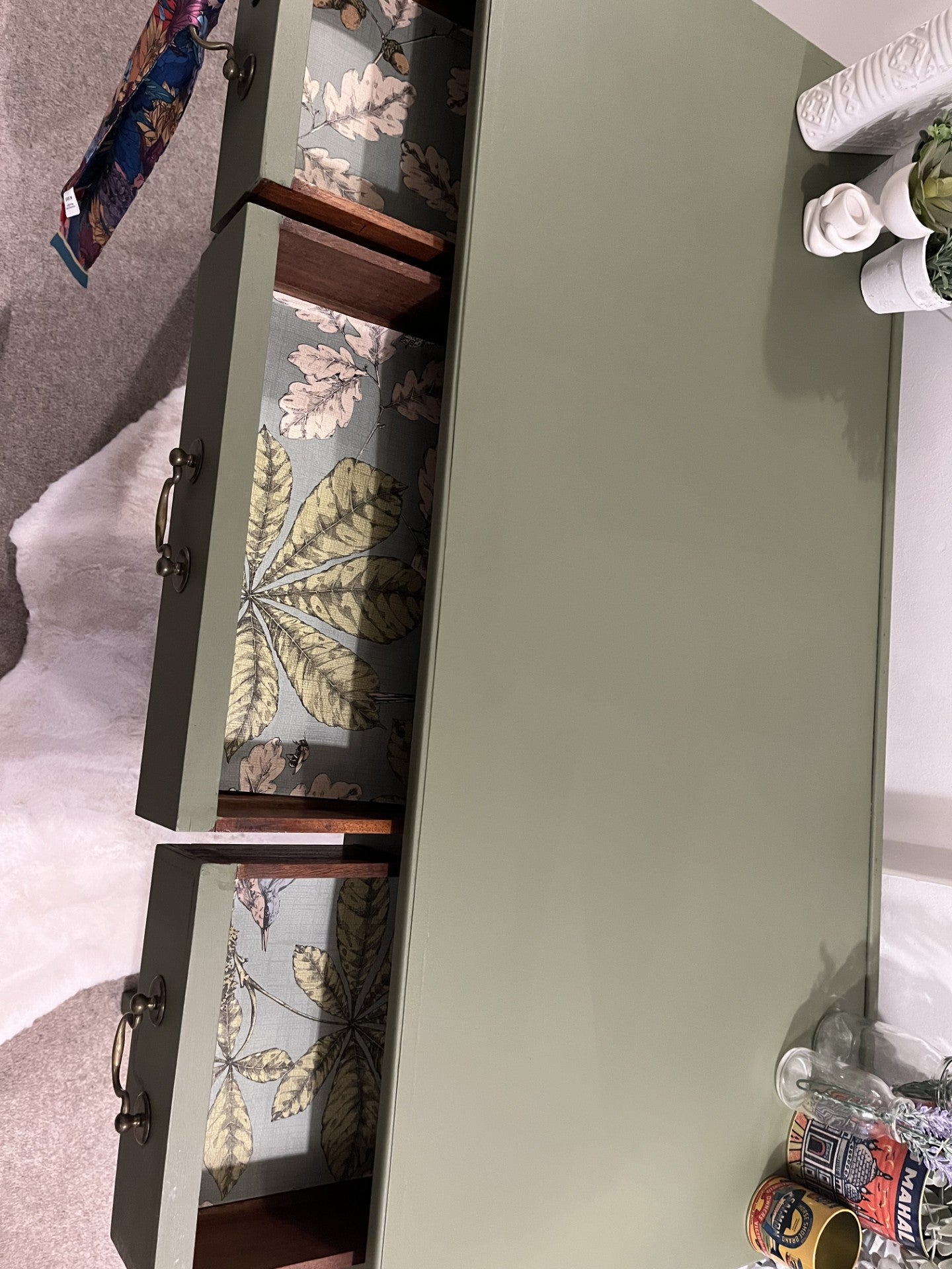 SOLD - Beautiful Three Drawer Desk/Console Table