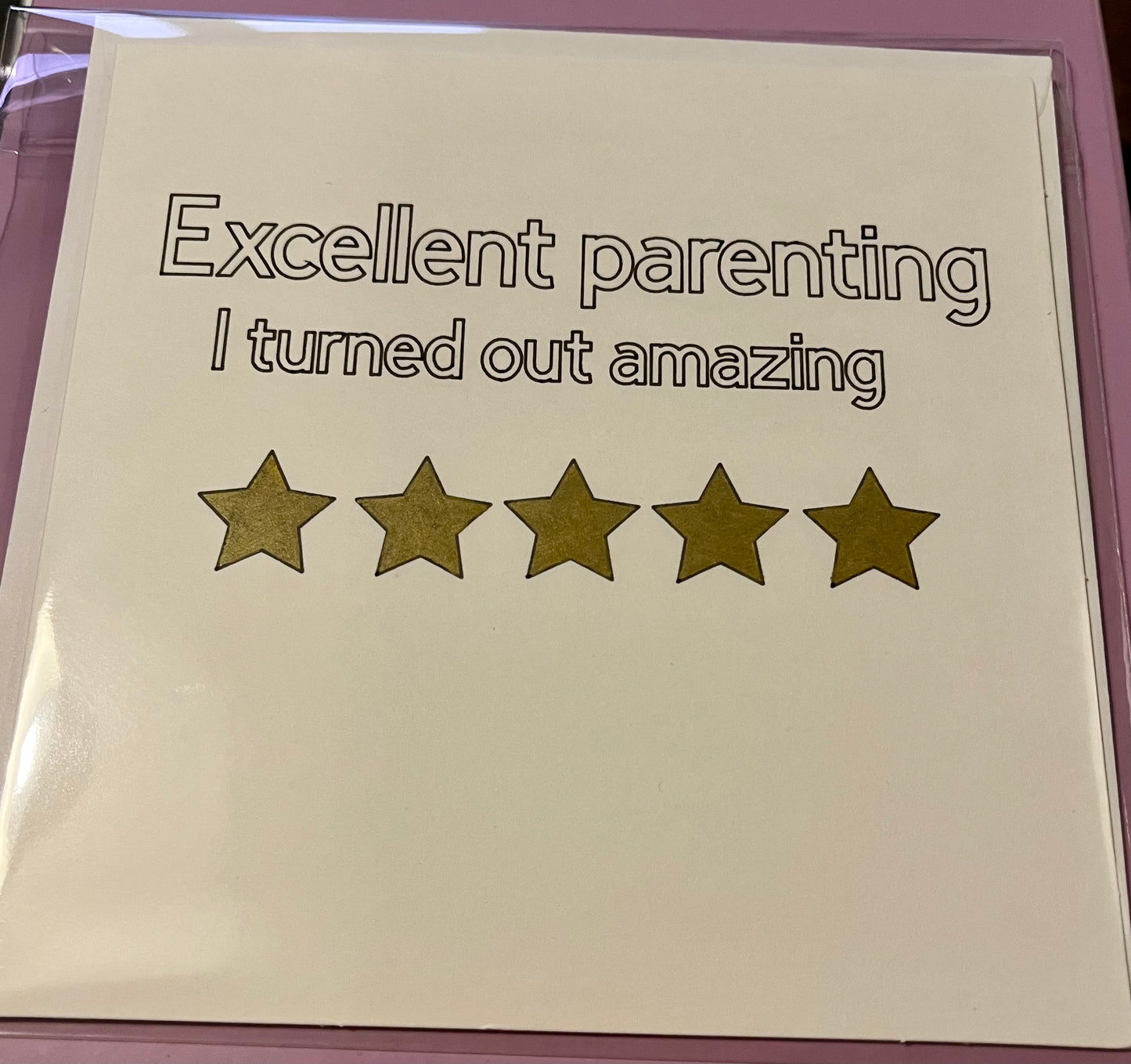 Witty Mother's Day Card - Multi-Occasion 15cm Square