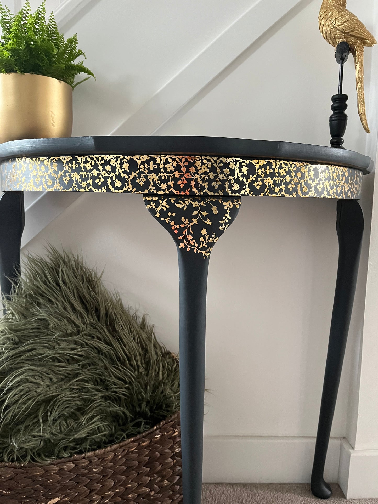 Beautiful Demi Lune table