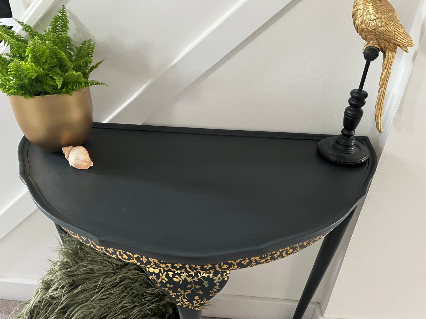 Beautiful Demi Lune table