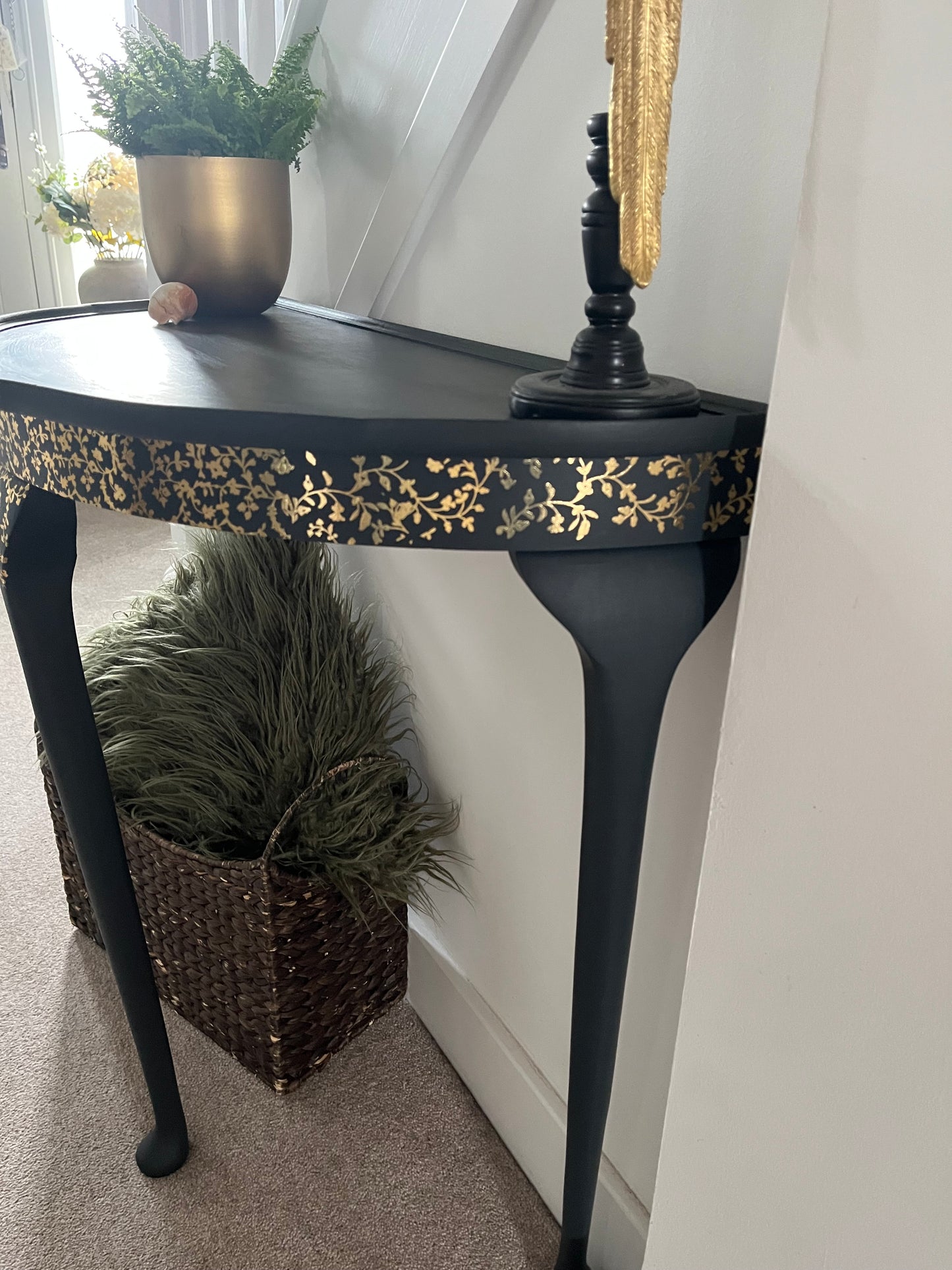 Beautiful Demi Lune table