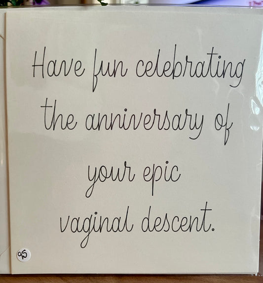 Hilarious Rude Birthday Card – Funny Greetings Card, Blank Inside