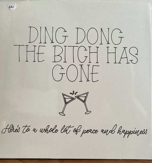 Funny Divorce & Break-Up Card – Blank Inside