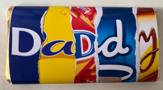 Father's Day Galaxy Chocolate Bar – Personalised Wrapper