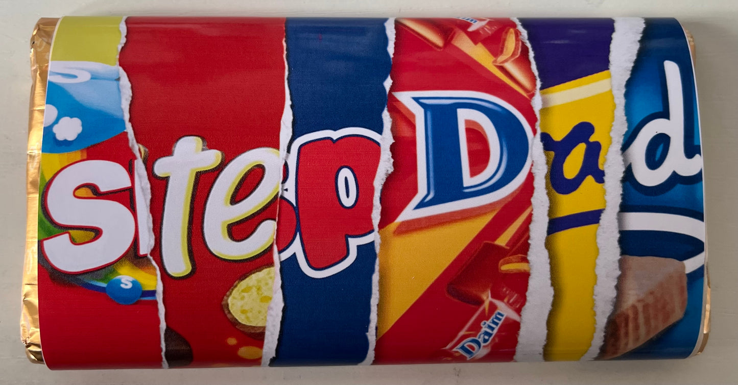 Father's Day Galaxy Chocolate Bar – Personalised Wrapper